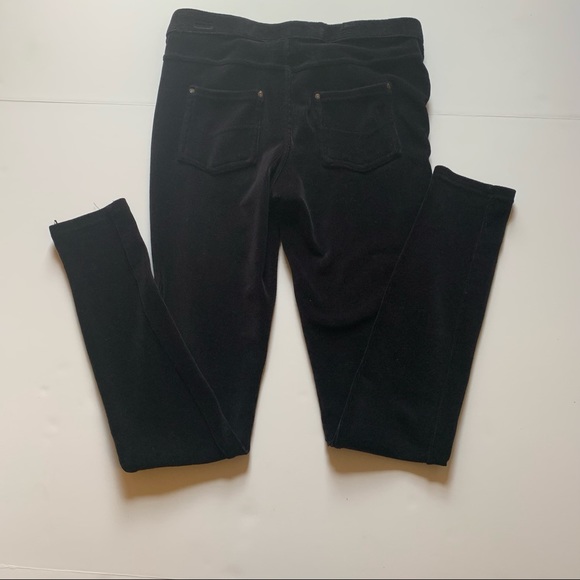 Black Corduroy Leggings. Small - Picture 2 of 5